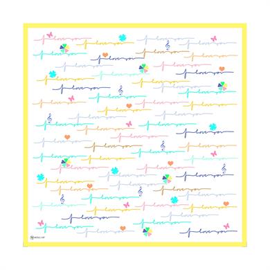 Valeria Twill Scarf Beyaz