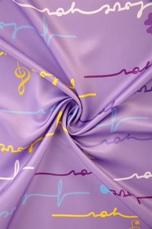 Valeria Twill Scarf Purple