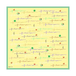 Valeria Twill Scarf Yellow