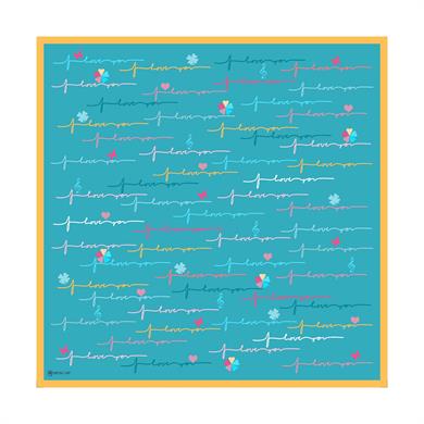 Valeria Twill Scarf Turquiose