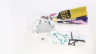 Vazo Desen Koton Şal 