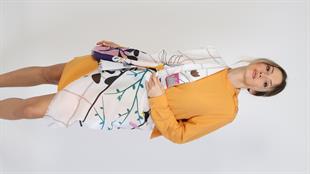 Vazo Desen Koton Şal 