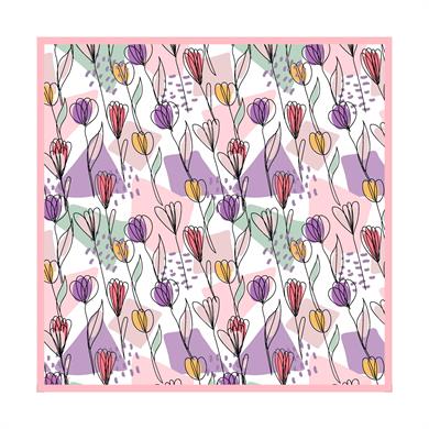 Viola Twill Scarf Purple