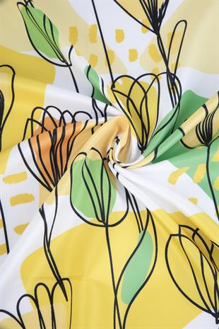 Viola Twill Scarf Yellow