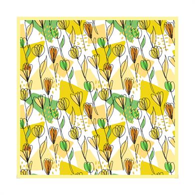 Viola Twill Scarf Yellow