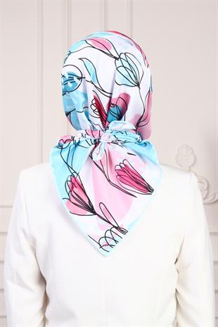 Viola Twill Scarf Turquiose