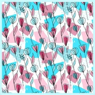 Viola Twill Scarf Turquiose