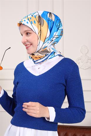 Viola Twill Scarf Orange