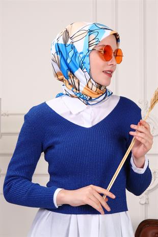 Viola Twill Scarf Mink