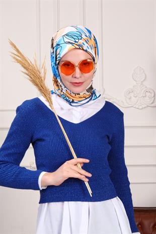 Viola Twill Scarf Mink