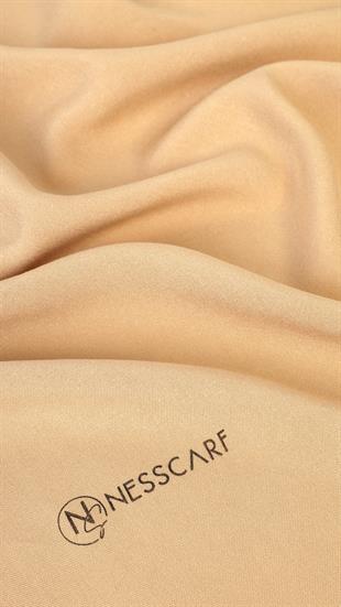 Viskon Şal Koyu Krem