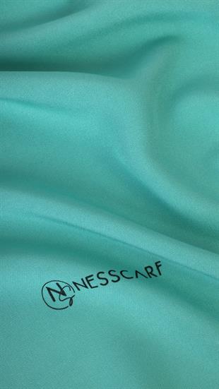 Viskon Şal Mint Yeşili