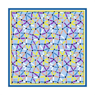 Vivi Twill Scarf Indigo