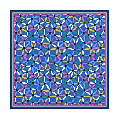 Vivi Twill Scarf Blue