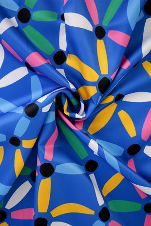 Vivi Twill Scarf Blue