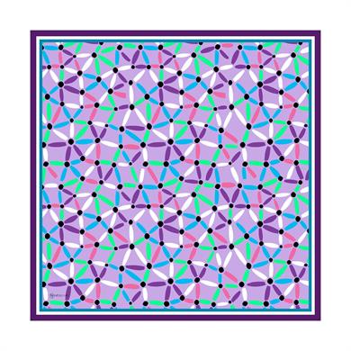 Vivi Twill Scarf Purple