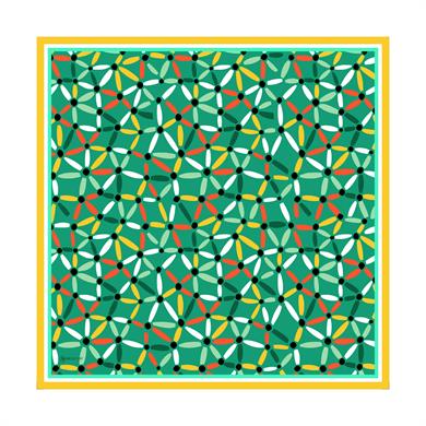 Vivi Twill Scarf Petrol