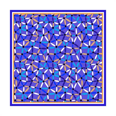 Vivi Twill Scarf Sax