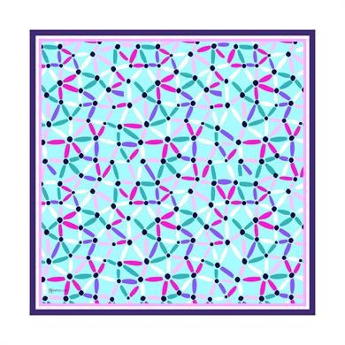 Vivi Twill Scarf Turquiose