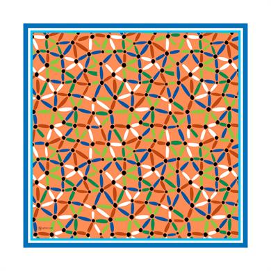 Vivi Twill Scarf Orange