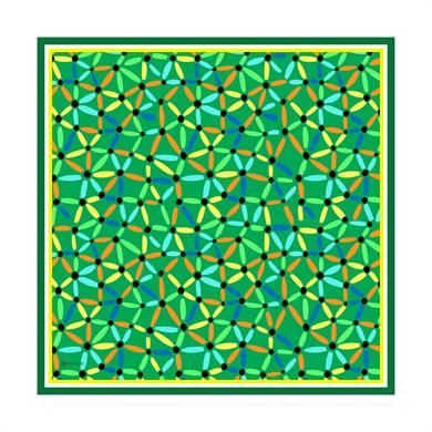 Vivi Twill Scarf Green