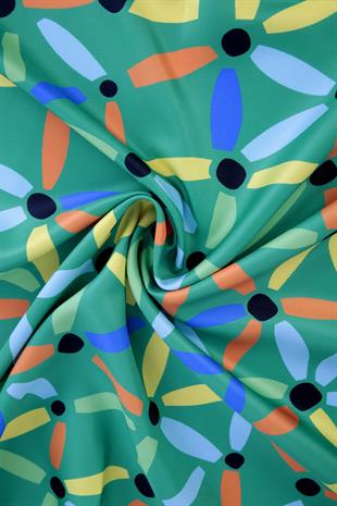 Vivi Twill Scarf Green