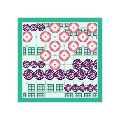 Vual Scarf Turquiose