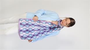 İpek Viskon Şal Mor