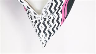 Yüz Desenli Siyah Kadife Yastık /Kırlent Kılıfı 48x48 cm