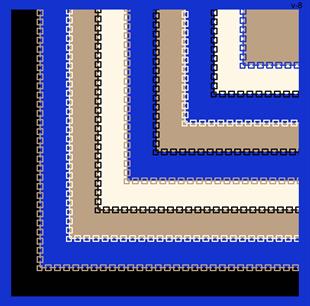 Zincir Desen İthal İpek Saten Eşarp