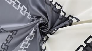 Zincir Desen İthal İpek Saten Eşarp