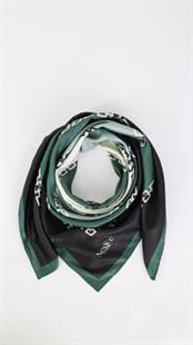 Zincir Desen İthal İpek Saten Eşarp