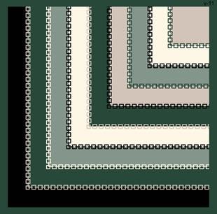 Zincir Desen İthal İpek Saten Eşarp