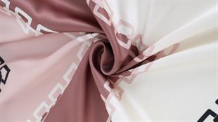 Zincir Desen İthal İpek Saten Eşarp