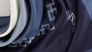 Zincir Desen İthal İpek Saten Eşarp