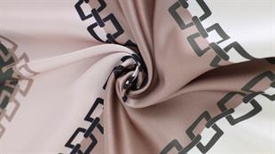 Zincir Desen İthal İpek Saten Eşarp