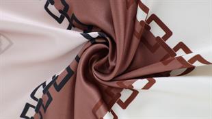 Zincir Desen İthal İpek Saten Eşarp