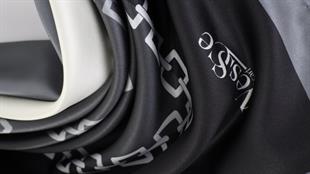 Zincir Desen İthal İpek Saten Eşarp