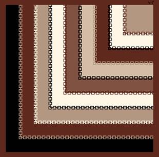 Zincir Desen İthal İpek Saten Eşarp