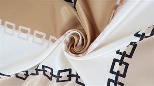 Zincir Desen İthal İpek Saten Eşarp