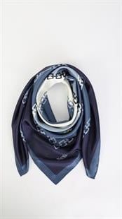 Zincir Desen İthal İpek Saten Eşarp