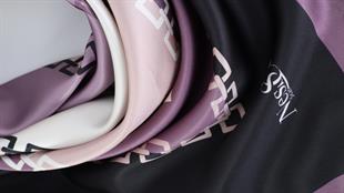 Zincir Desen İthal İpek Saten Eşarp