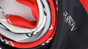 Zincir Desen İthal İpek Saten Eşarp