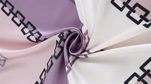 Zincir Desen İthal İpek Saten Eşarp