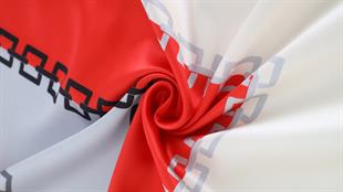 Zincir Desen İthal İpek Saten Eşarp