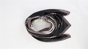 Zincir Desen İthal İpek Saten Eşarp