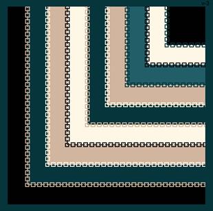 Zincir Desen İthal İpek Saten Eşarp