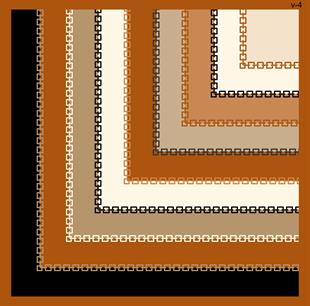 Zincir Desen İthal İpek Saten Eşarp