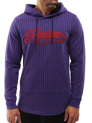 Kapşonlu Sweatshirt Mor 2825