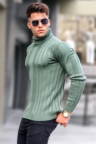 Light Khaki Knitwear Sweater 5764